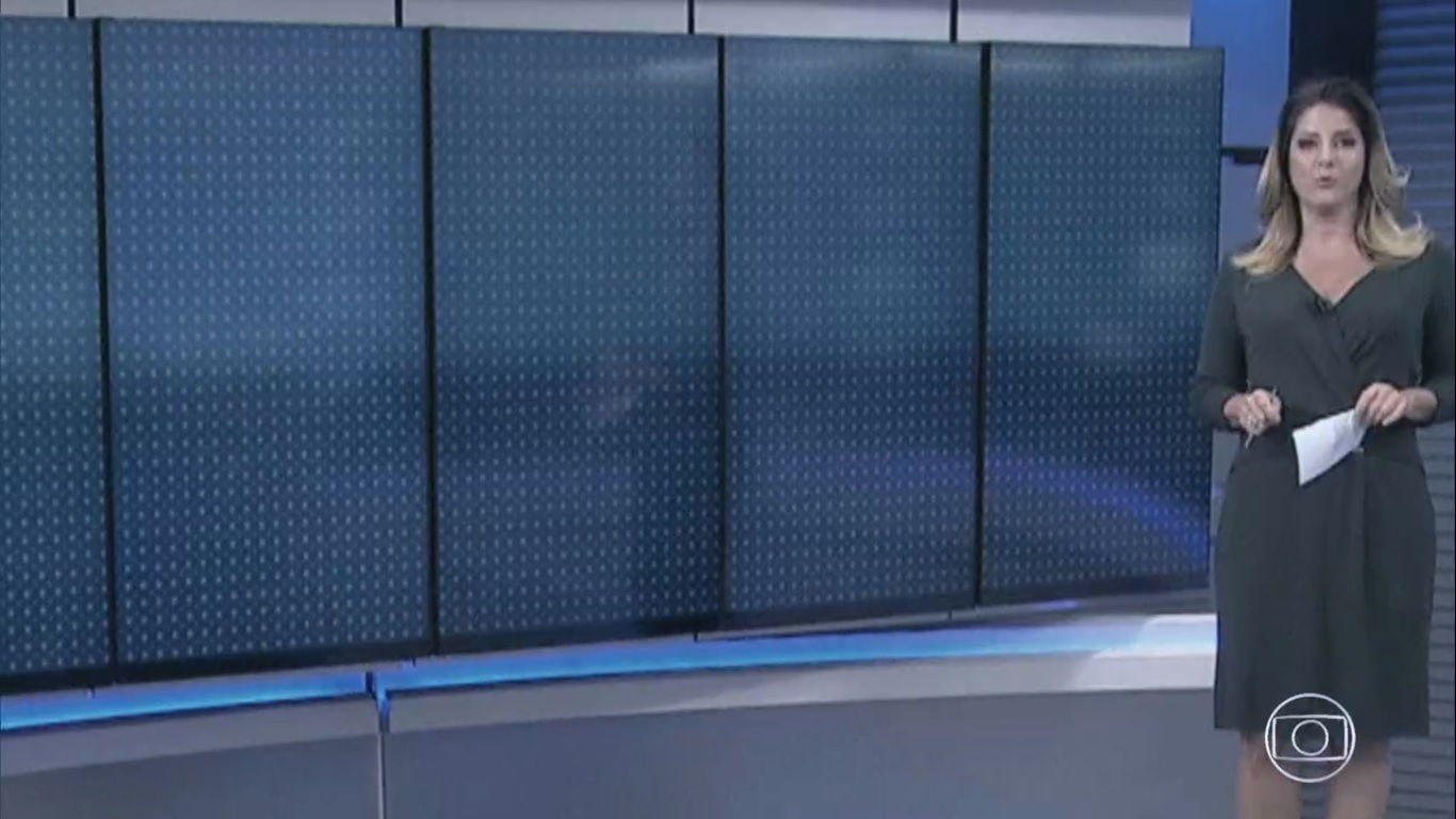 Christiane Pelajo em trecho do Jornal da Globo vai aparecer em Órfãos da Terra