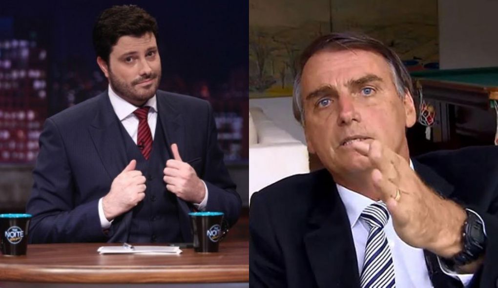 Danilo Gentili e Jair Bolsonaro