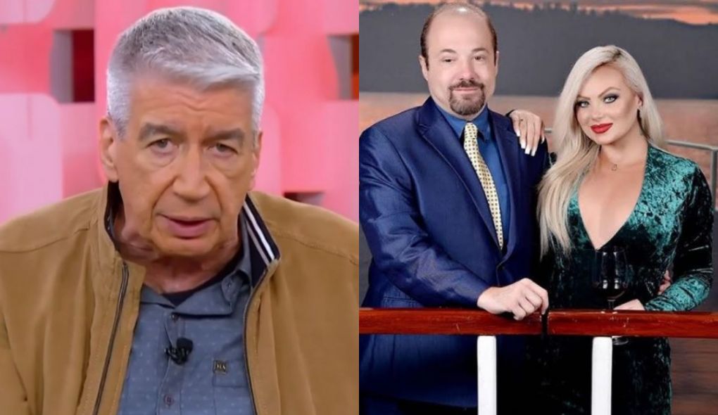 Décio Piccinini, apresentador do Fofocalizando, Jamil Cury e Suelem Cury, a Mulher Pera
