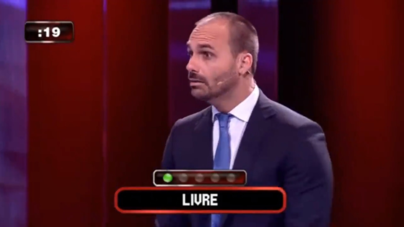 Eduardo Bolsonaro no Mega Senha, atração da Rede TV!