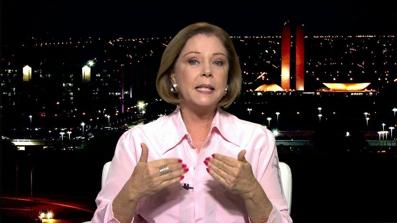 A jornalista Eliane Cantanhêde (Reprodução / GloboNews)