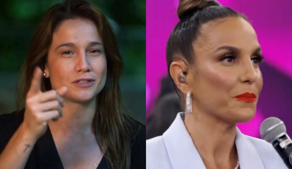 Fernanda Gentil e Ivete Sangalo no Domingão