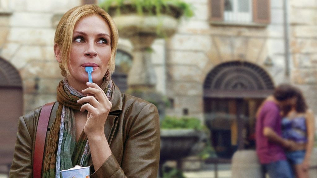 Julia Roberts no filme Comer, Rezar, Amar