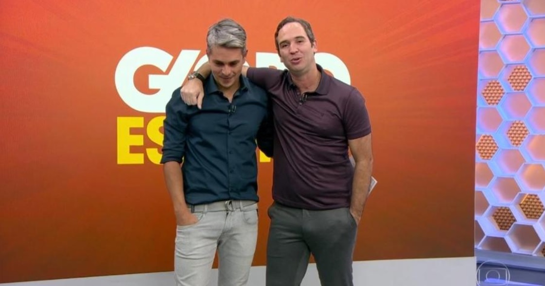 Ivan Moré e Caio Ribeiro no Globo Esporte