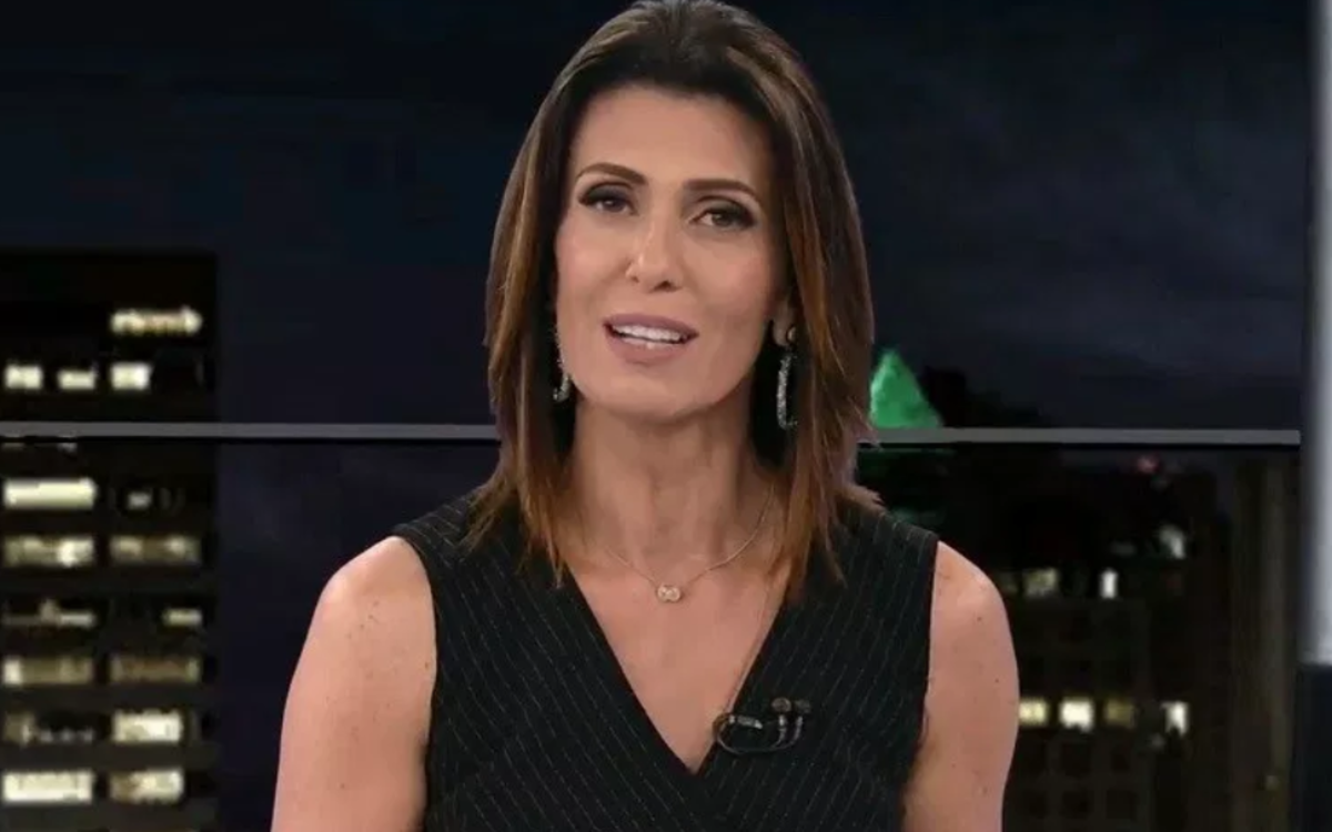 Janine Borba no Domingo Espetacular, da Record TV