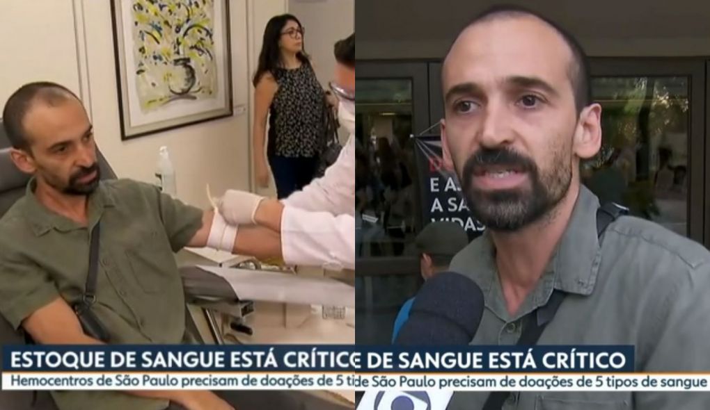 Julio Andrade falou no SP1, jornal da Globo, sobre a série Sob Pressão