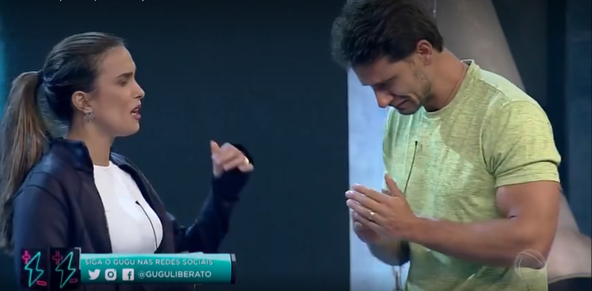 Kamilla Salgado e Elieser Ambrosio