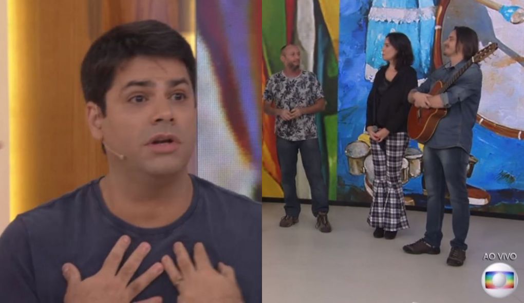 Lair Rennó reencontrou no Encontro integrantes de banda que teve no passado