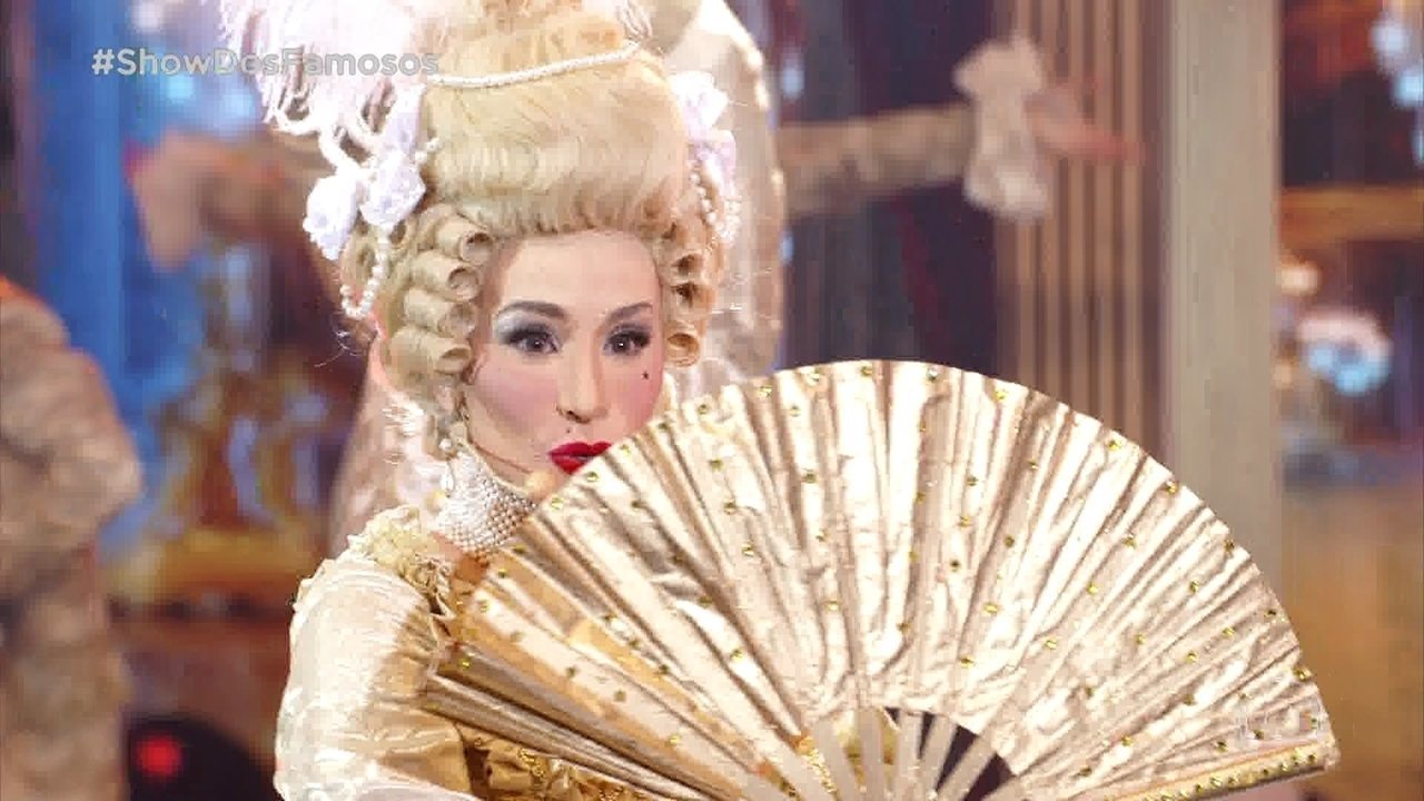 Danielle Winits como Madonna no Show dos Famosos (Reprodução / GloboPlay)