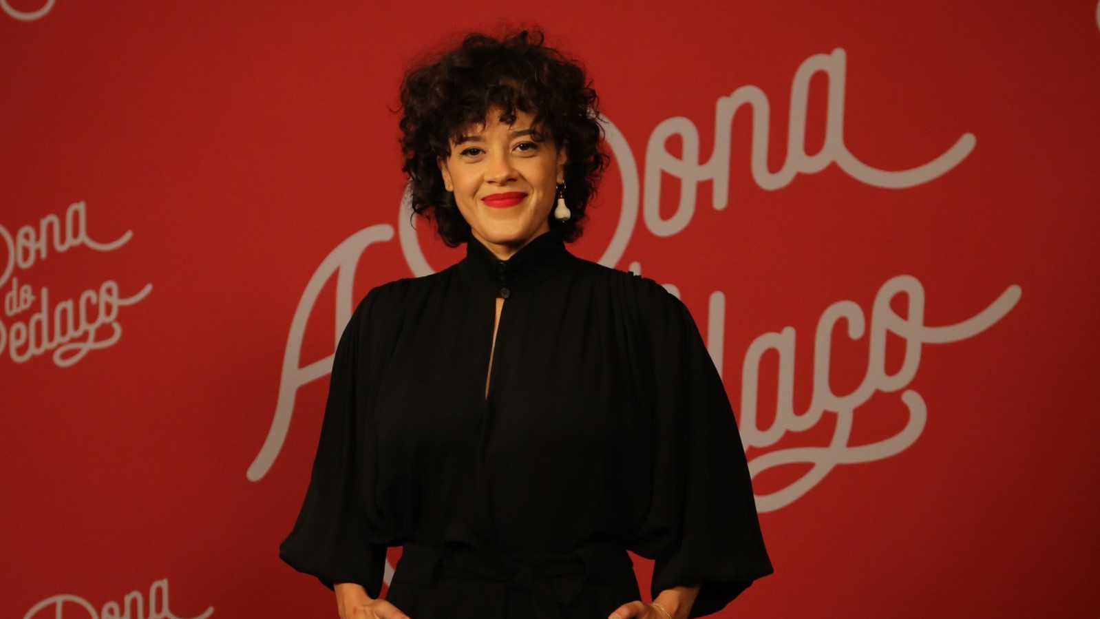 Maeve Jinkings no lançamento de A Dona do Pedaço