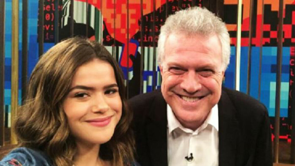 Maisa e Pedro Bial