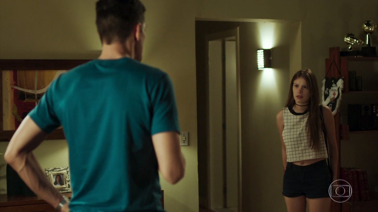 Marco Rodrigo (Julio Machado) e Anjinha (Caroline Dallarosa) em Malhação