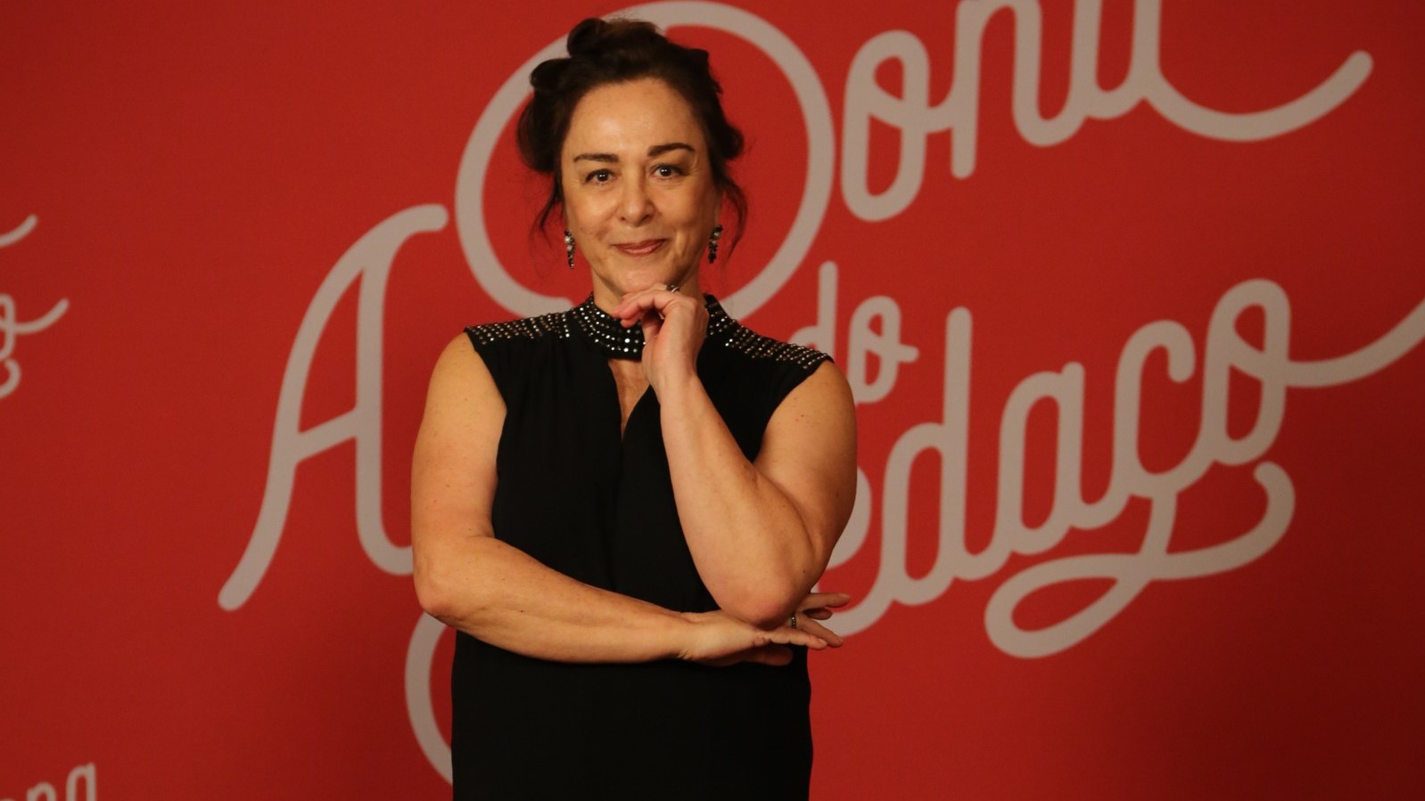 Nívea Maria no lançamento de A Dona do Pedaço