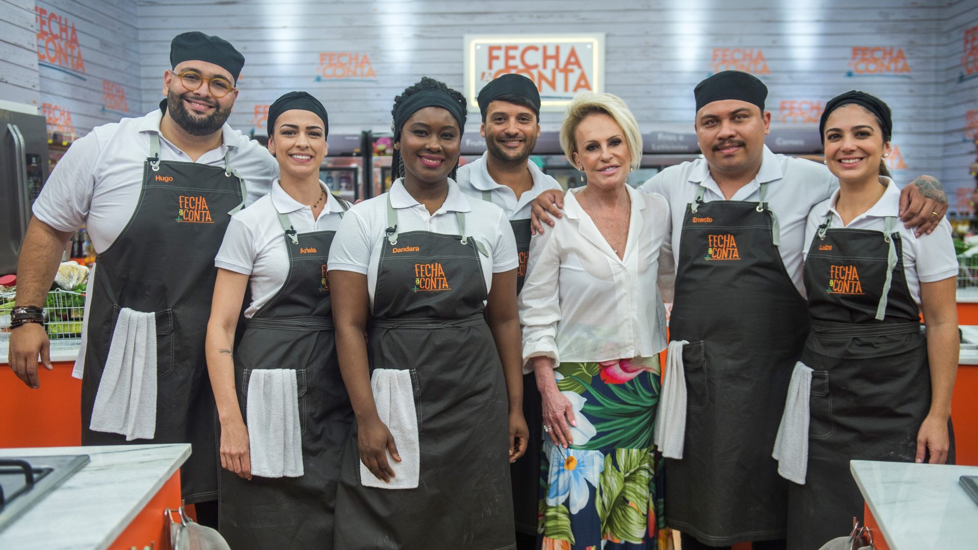 Participantes da edição Arroz do Fecha a Conta com Ana Maria Braga