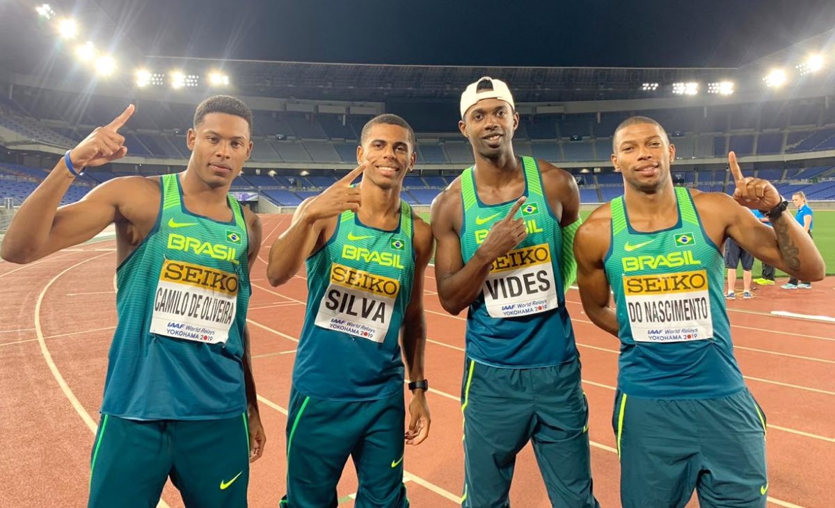 Os atletas Paulo André de Oliveira, Derick Souza, Jorge Vides e Rodrigo Nascimento﻿ (Divulgação)