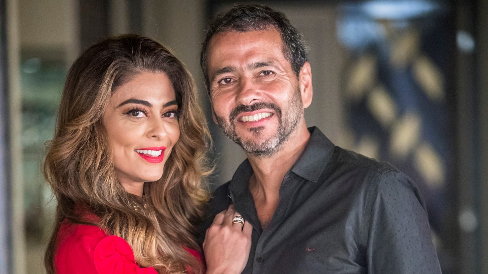 Maria da Paz (Juliana Paz) e Amadeu (Marcos Palmeira), de Órfãos da Terra