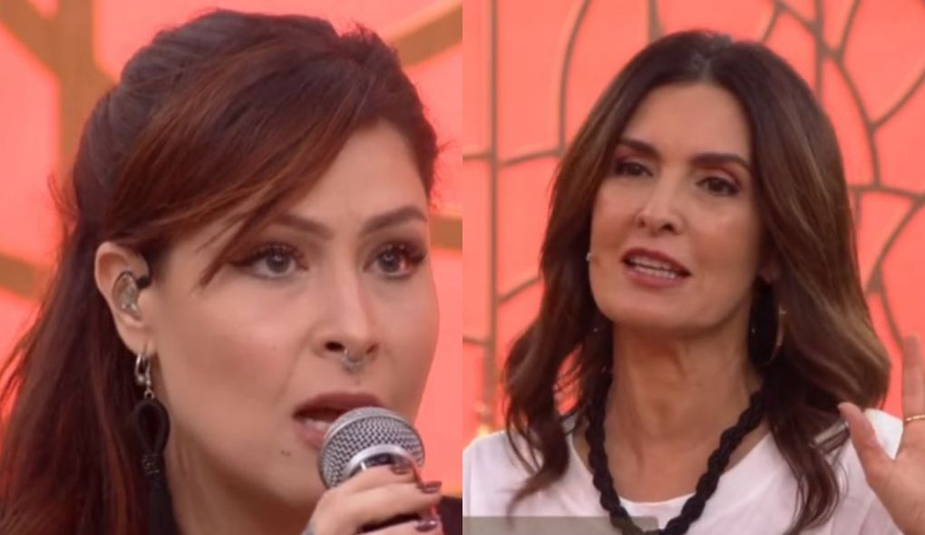 Pitty e Fátima Bernardes no Encontro