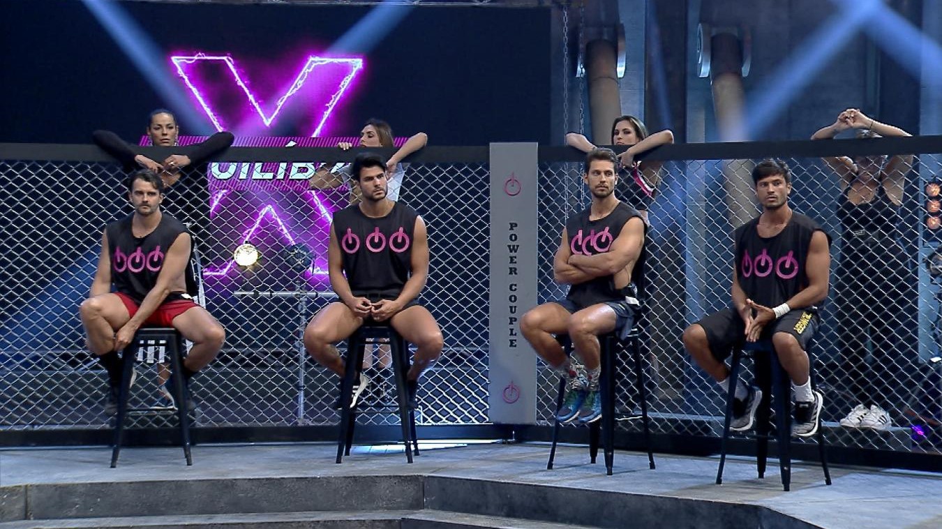Cena da prova dos homens do Power Couple Brasil