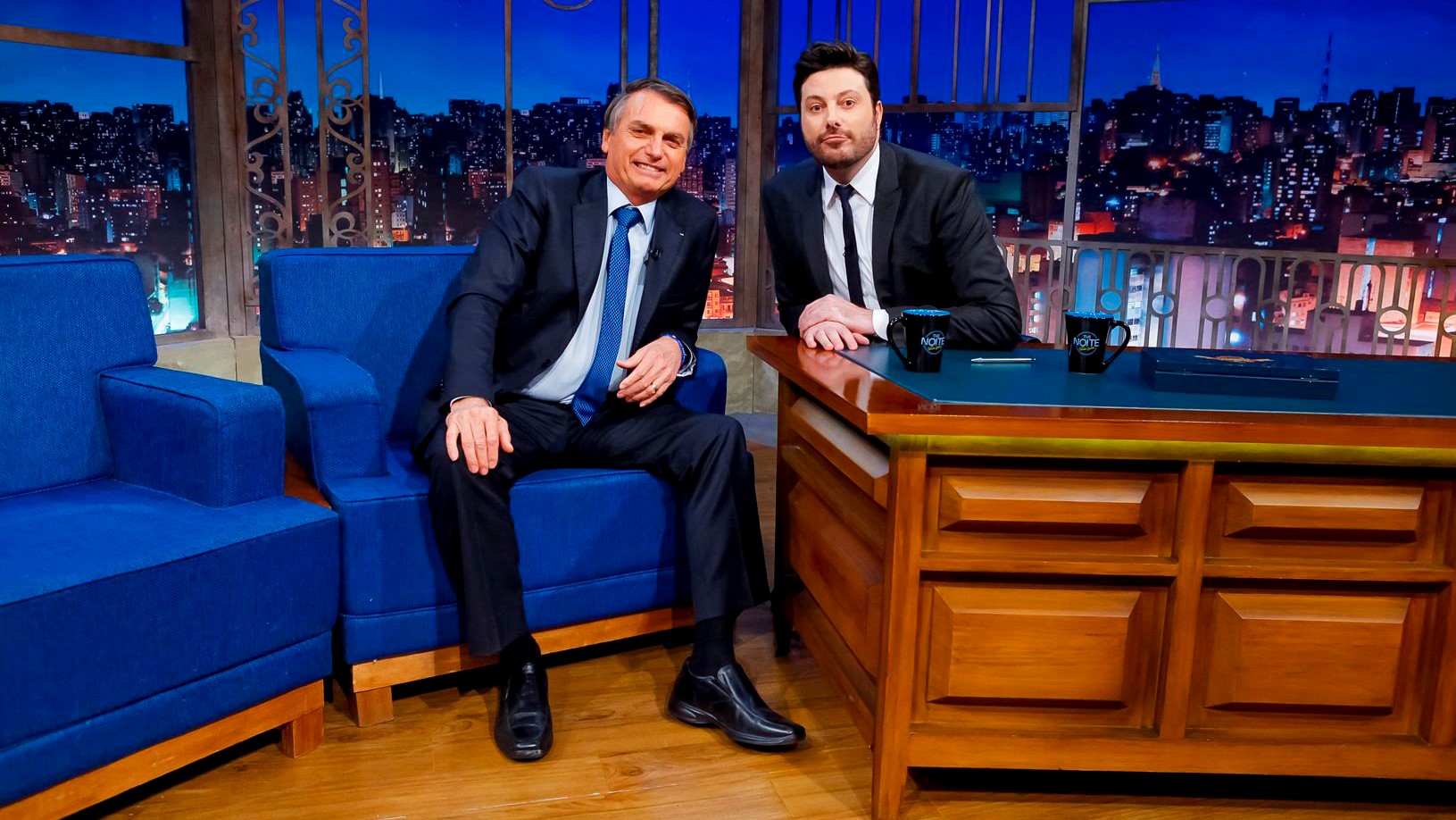 Presidente Jair Bolsonaro no The Noite com Danilo Gentili