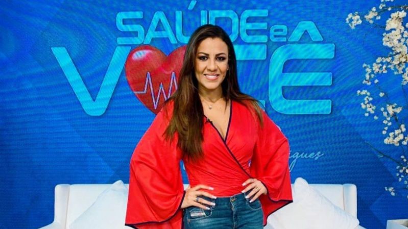 Duda Rodrigues apresente o programa Saúde e Você