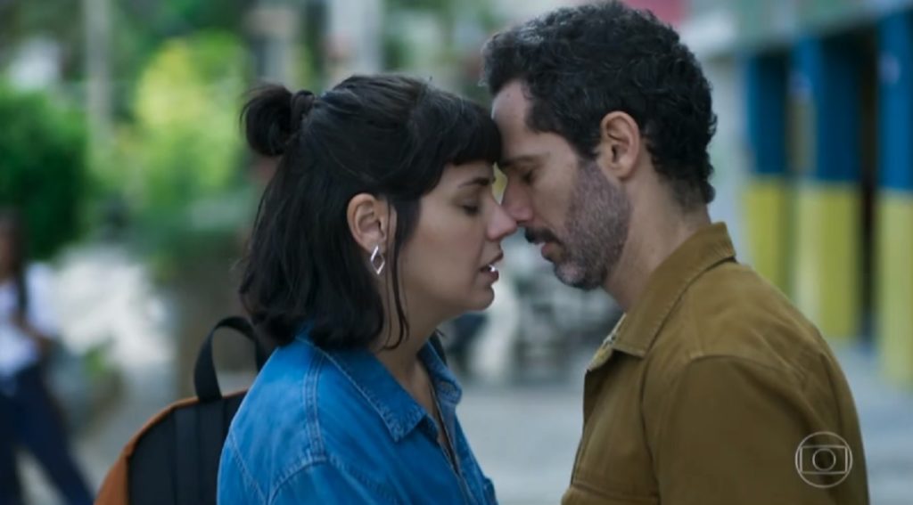 Sara (Verônica Debom) e Ali (Mouhamed Harfouch), de Órfãos da Terra