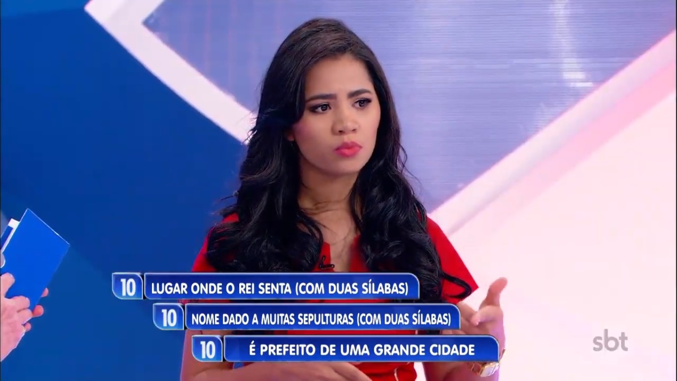 Stefhany Absoluta no Programa Silvio Santos