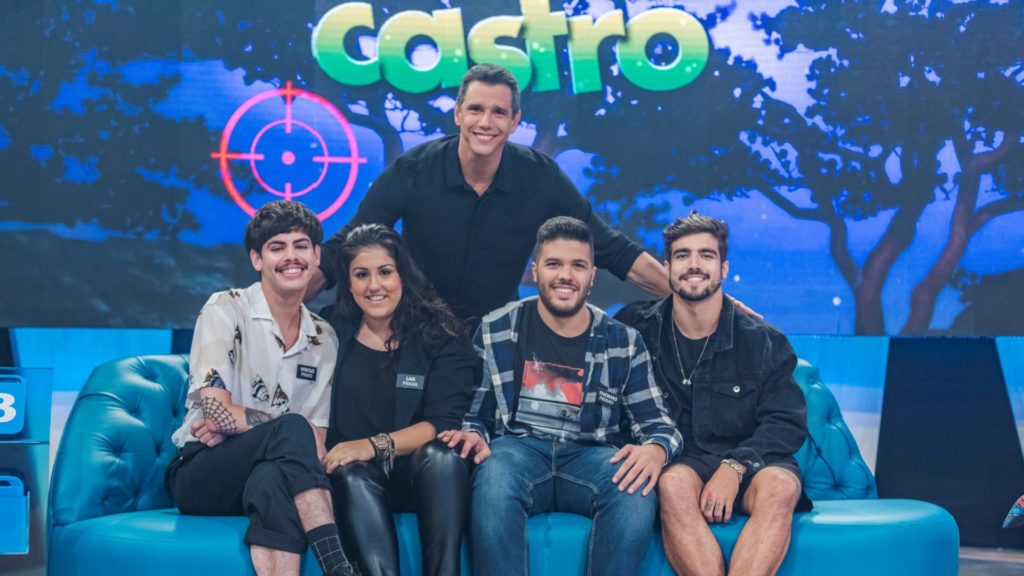 Márcio Garcia recebe Caio Castro e sua família no Tamanho Família