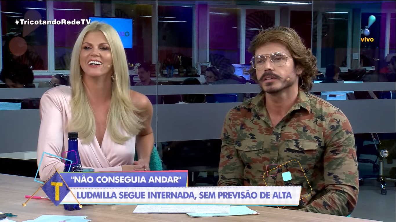 Val Marchiori e Franklin David falaram sobre Ludmilla no Tricotando