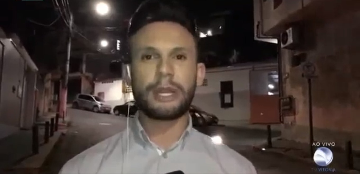 Waslley Leite, repórter do Cidade Alerta ES (Reprodução / Rede Vitória)