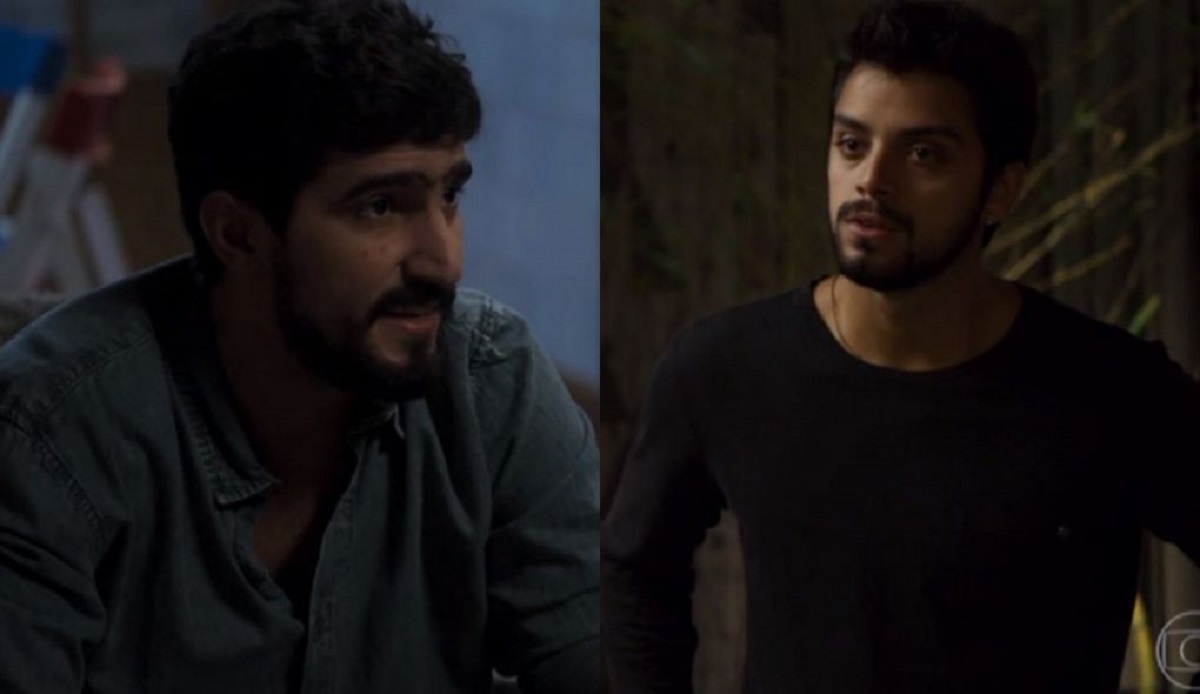 Jamil (Renato Góes) e Bruno (Rodrigo Simas), de Órfãos da Terra