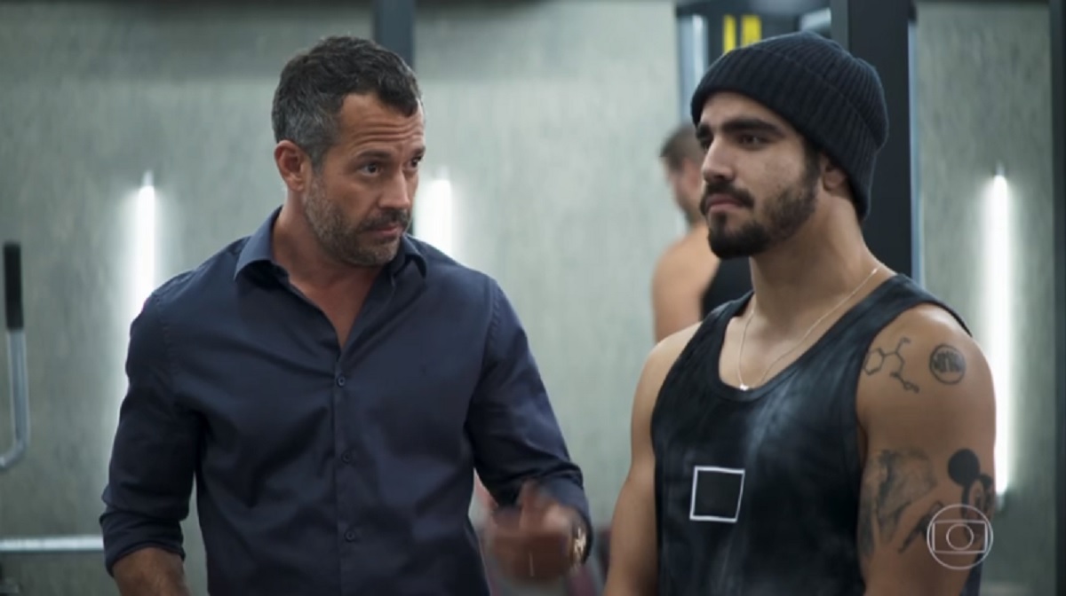 Agno (Malvino Salvador) e Rock (Caio Castro), de A Dona do Pedaço
