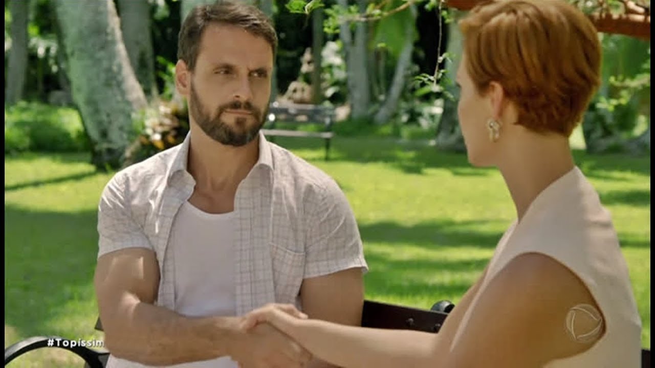 Antônio (Felipe Cunha) e Sophia (Camila Rodrigues) em Topíssima