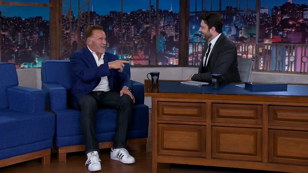 Arnold Schwarzenegger no The Noite com Danilo Gentili