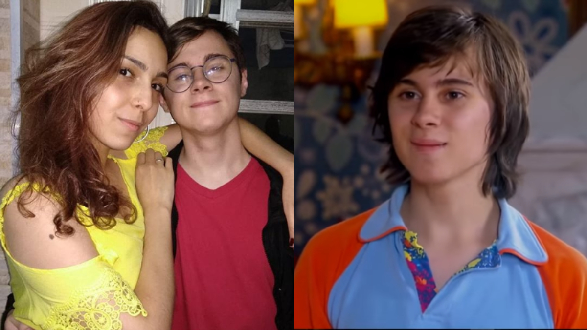 O ator Rafael Miguel e sua namorada Isabela