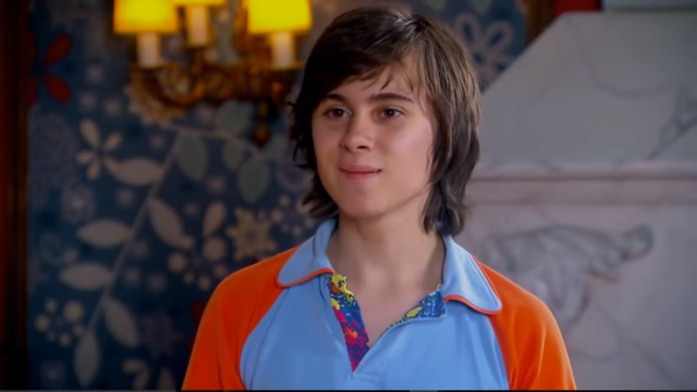 Ator Rafael Miguel em cena na novela Chiquititas
