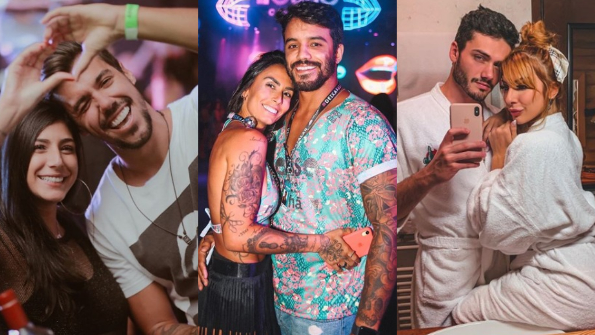 Casais que assumiram namoro do programa De Ferias com o Ex Brasil