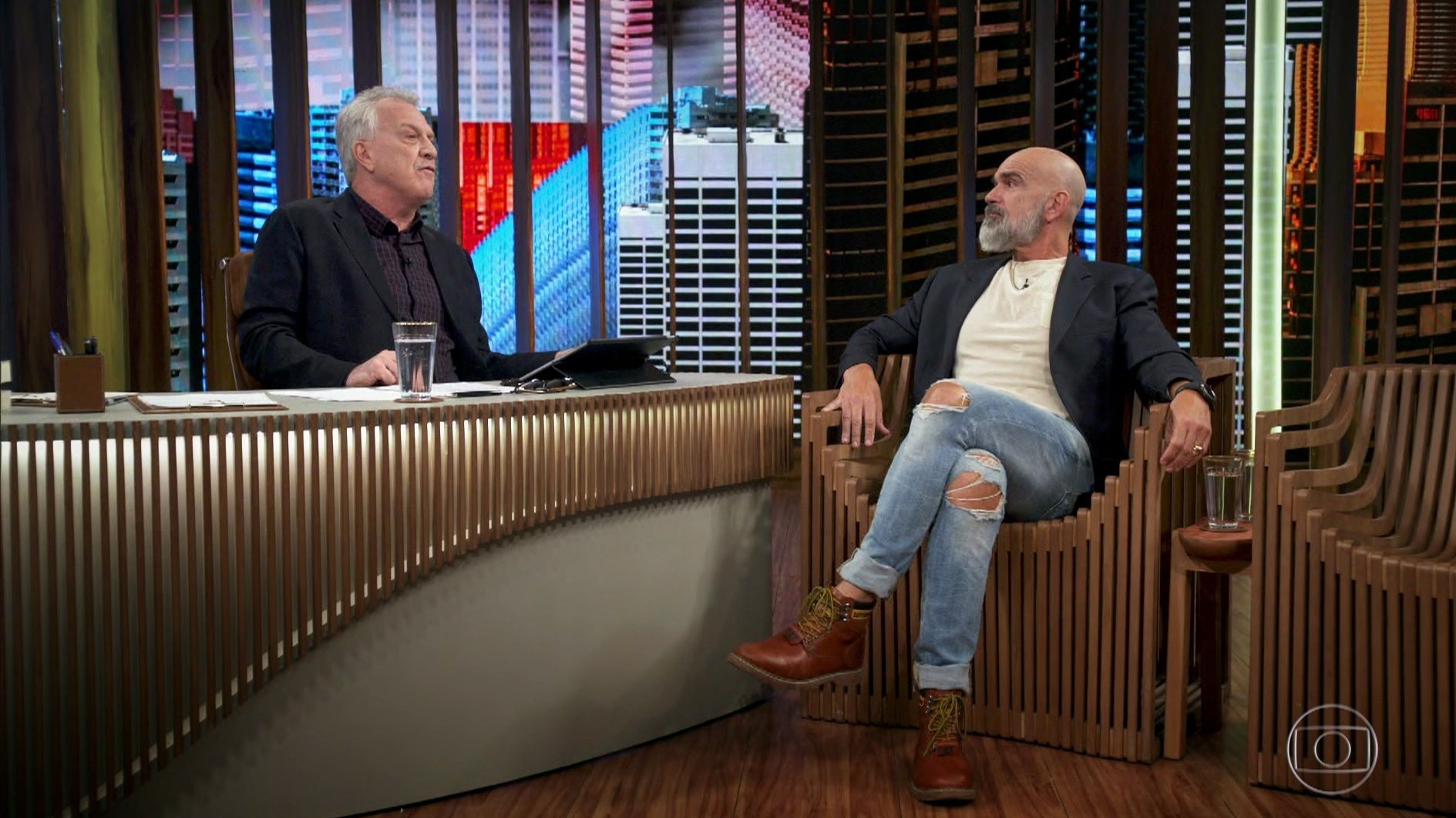 Pastor Pedrão durante entrevista no Conversa com Bial