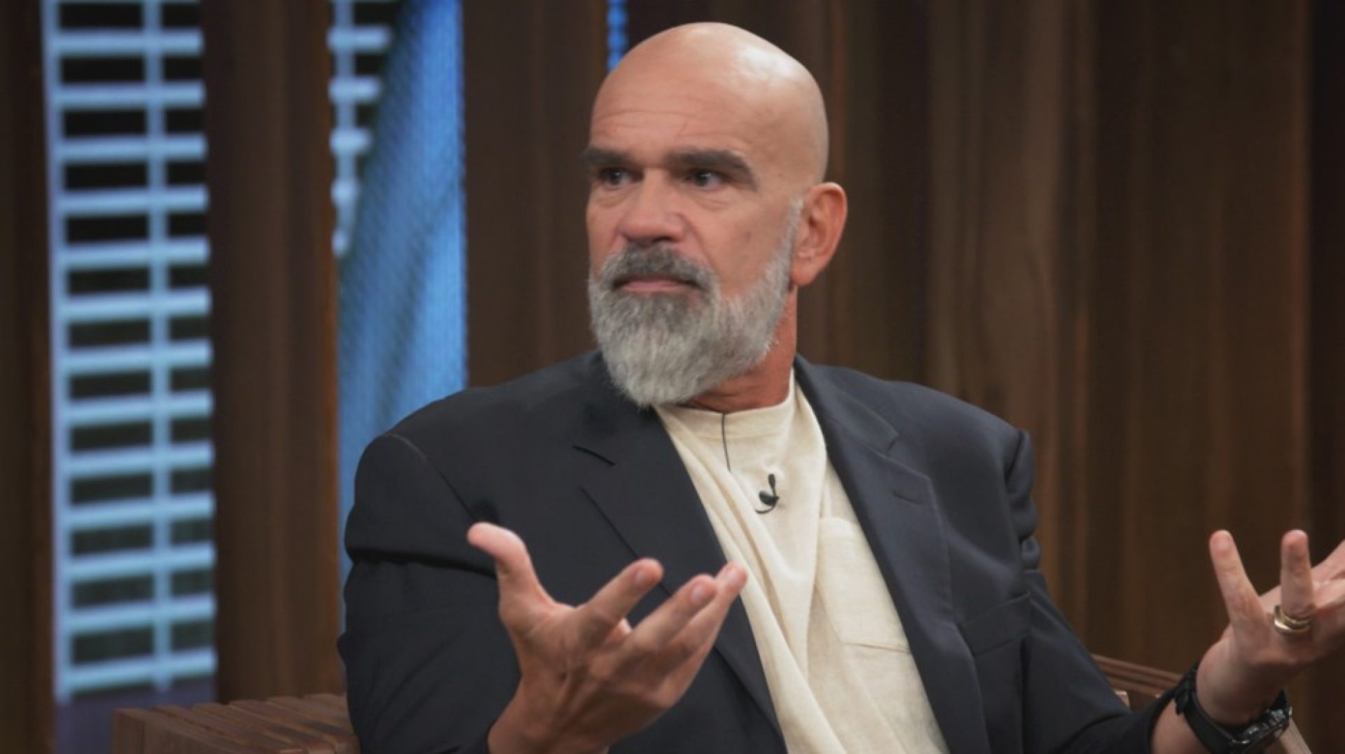 Pastor Pedrão em entrevista ao Conversa com Bial (Divulgação / Globo)