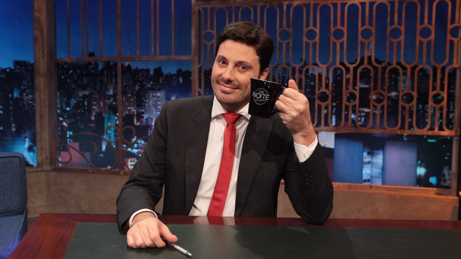 Danilo Gentili em seu The Noite (Divulgação / SBT)