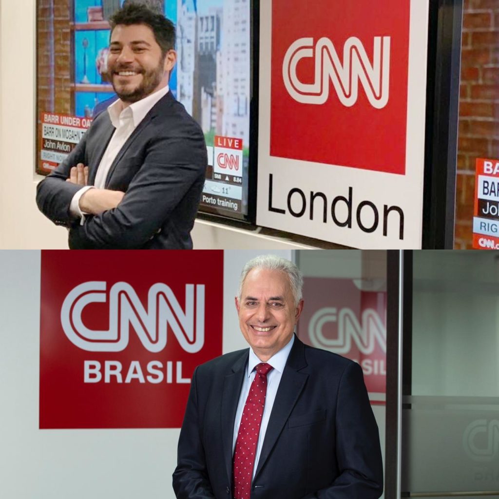 Evaristo Costa e William Waack