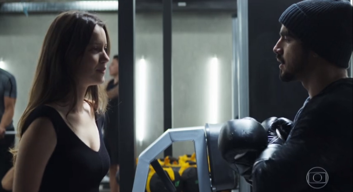 Fabiana (Nathalia Dill) e Rock (Caio Castro), de Órfãos da Terra