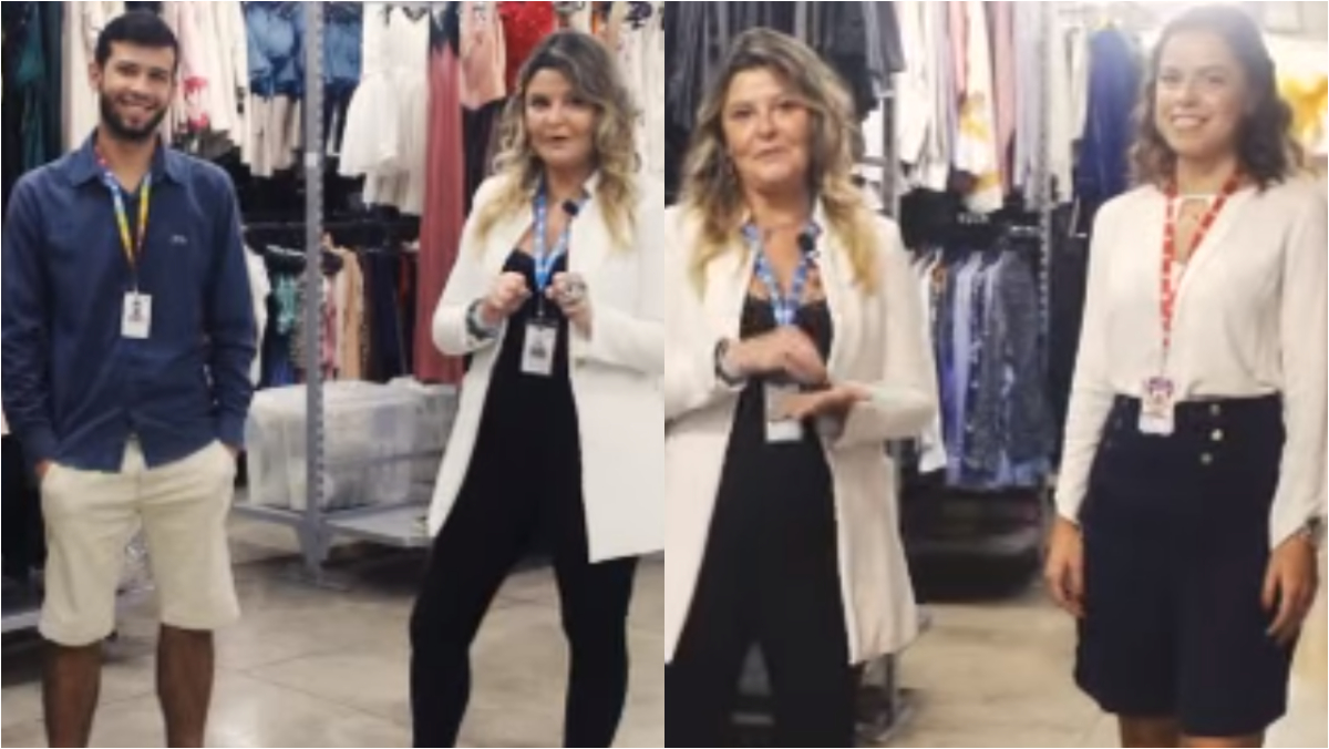 A figurinista Alessandra Barrios dá dicas de como combinar bermuda no trabalho para funcionários da Globo