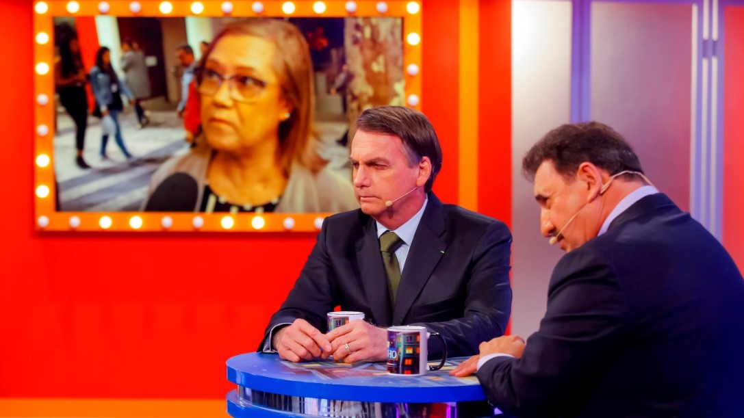 Presidente Jair Bolsonaro no Programa do Ratinho