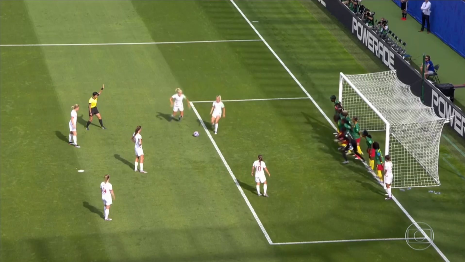 Jogo da Inglaterra na Copa Feminina de Futebol