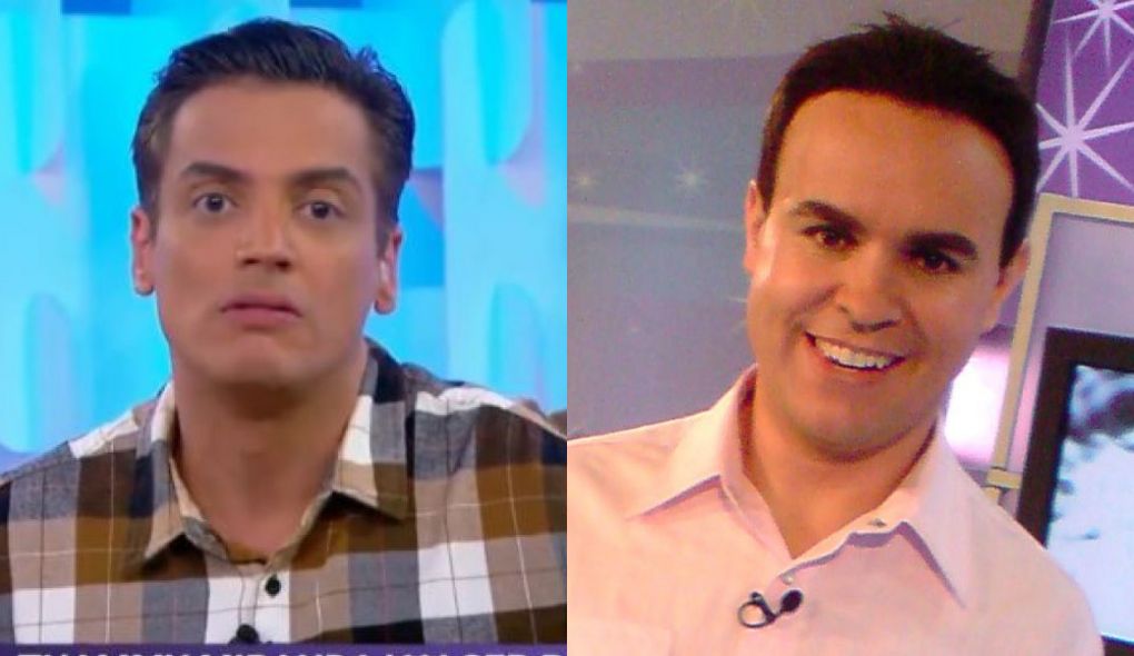 Leo Dias e Caco Rodrigues, diretor do Fofocalizando