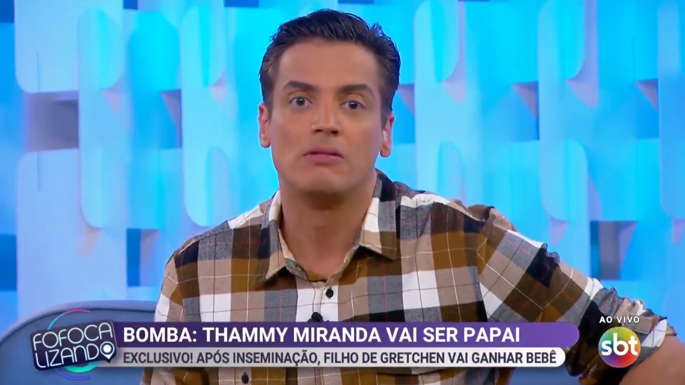 Leo Dias recebe ligação de Gretchen após ter dado exclusiva sobre Thammy no Fofocalizando