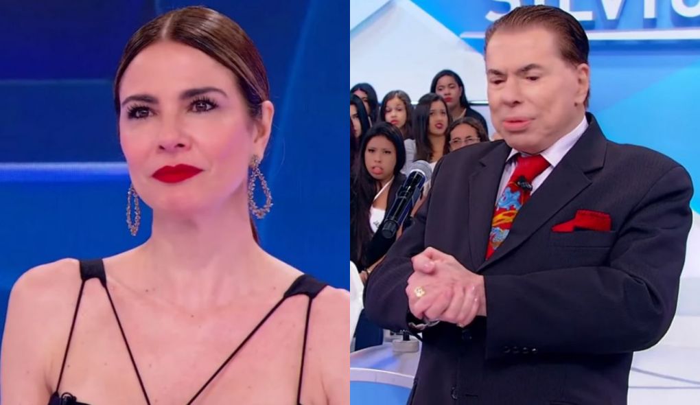 Luciana Gimenez e Silvio Santos
