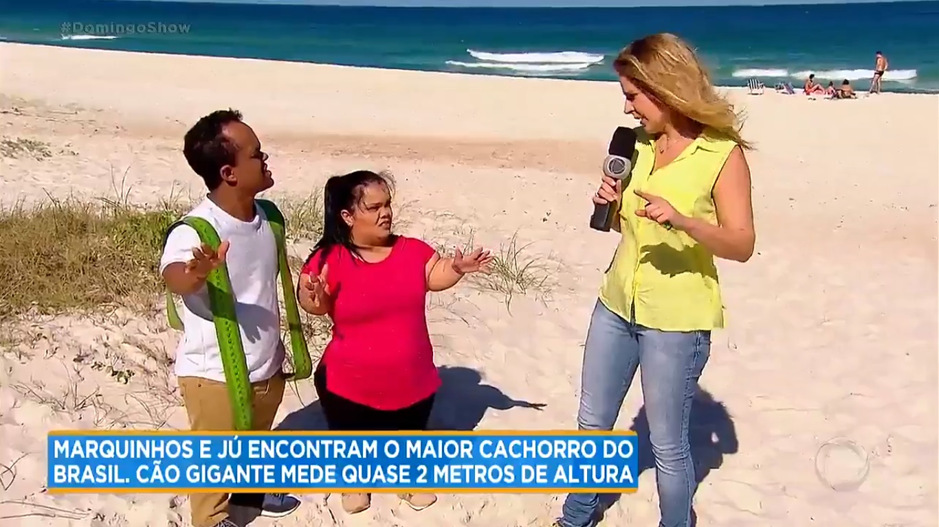 Marquinhos e Jú no Domingo Show