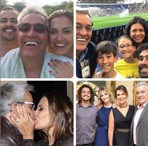 Patrícia Naves publica montagem com fotos de Mauro Naves