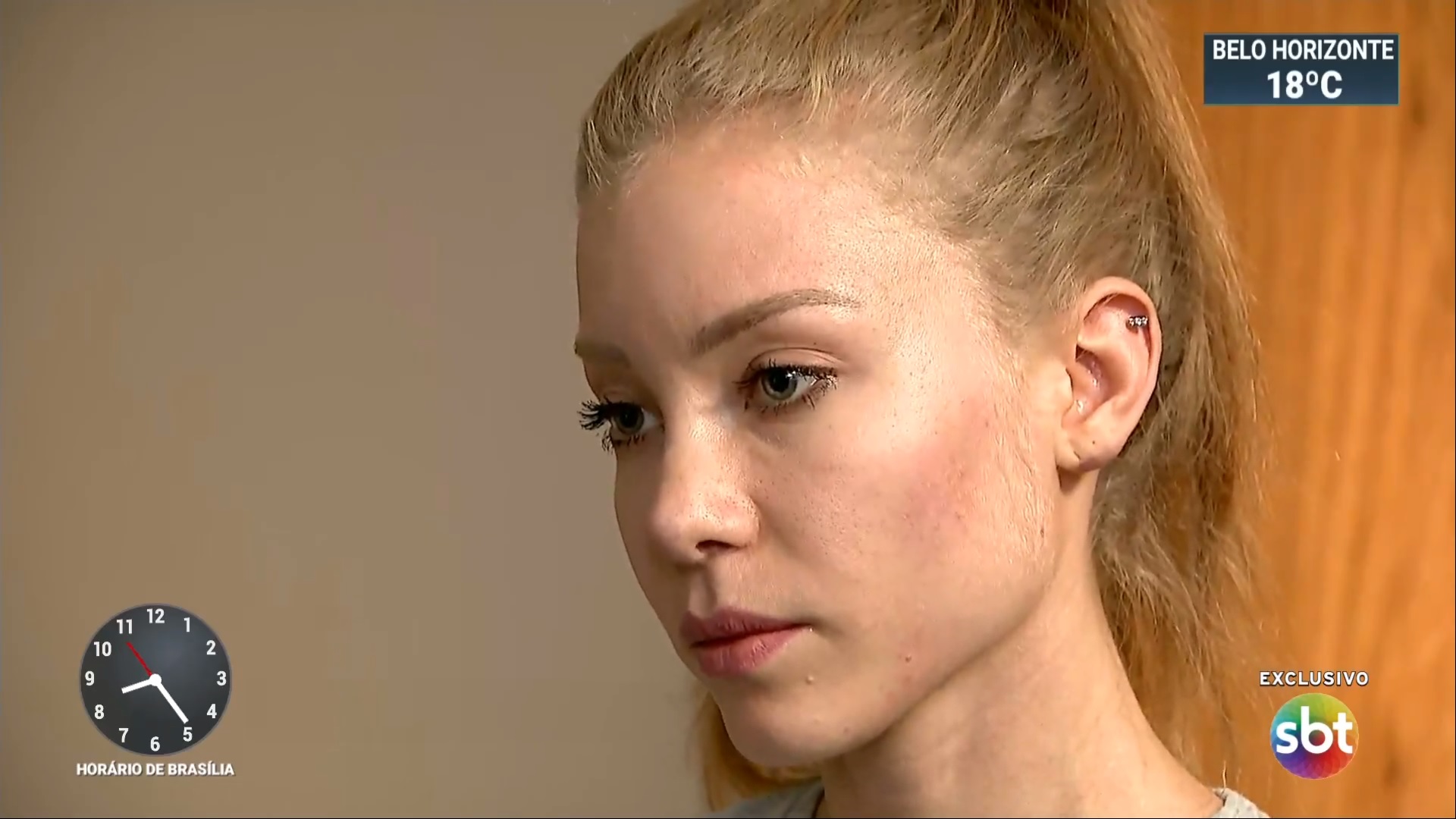 Nájila Trindade no SBT Brasil (Reprodução / SBT)